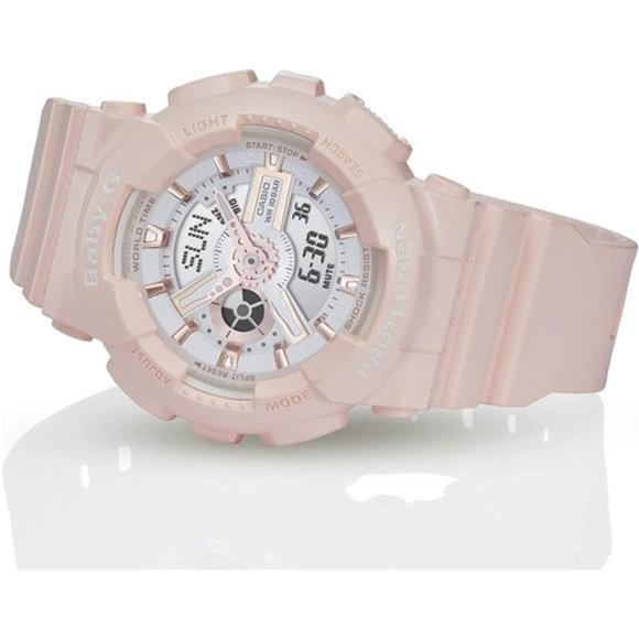 Casio BA110RG-4A Baby-G Women's Watch Pastel Pink 43.4mm Resin - Picture 2 of 4